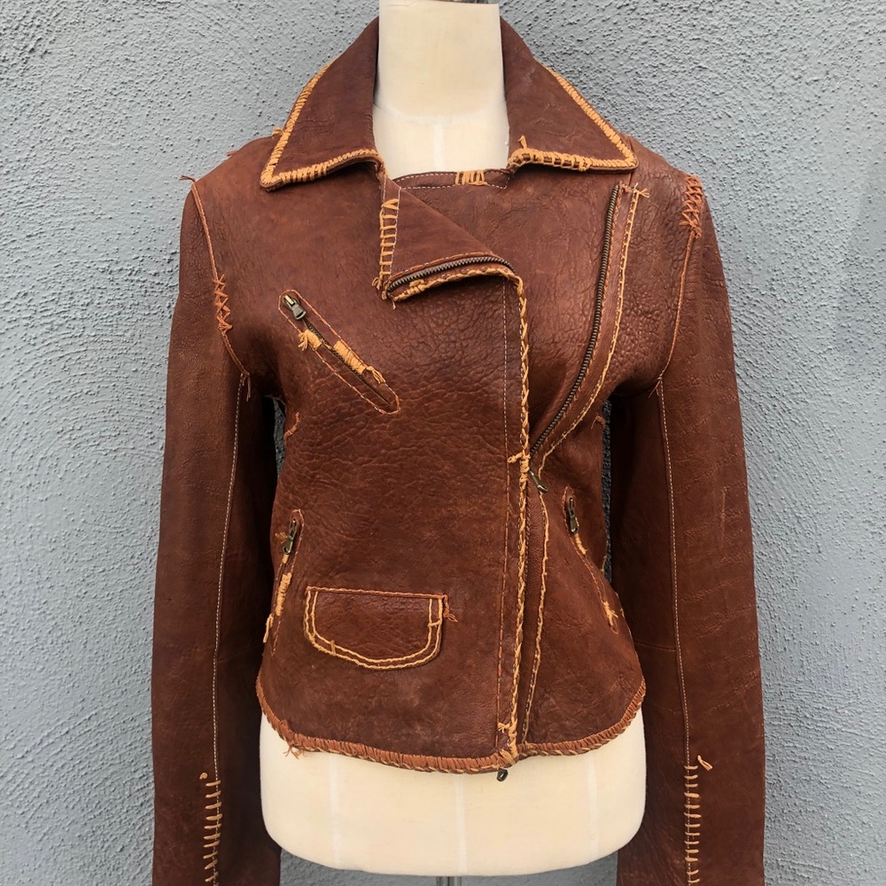 Raw7 leather jacket never worn